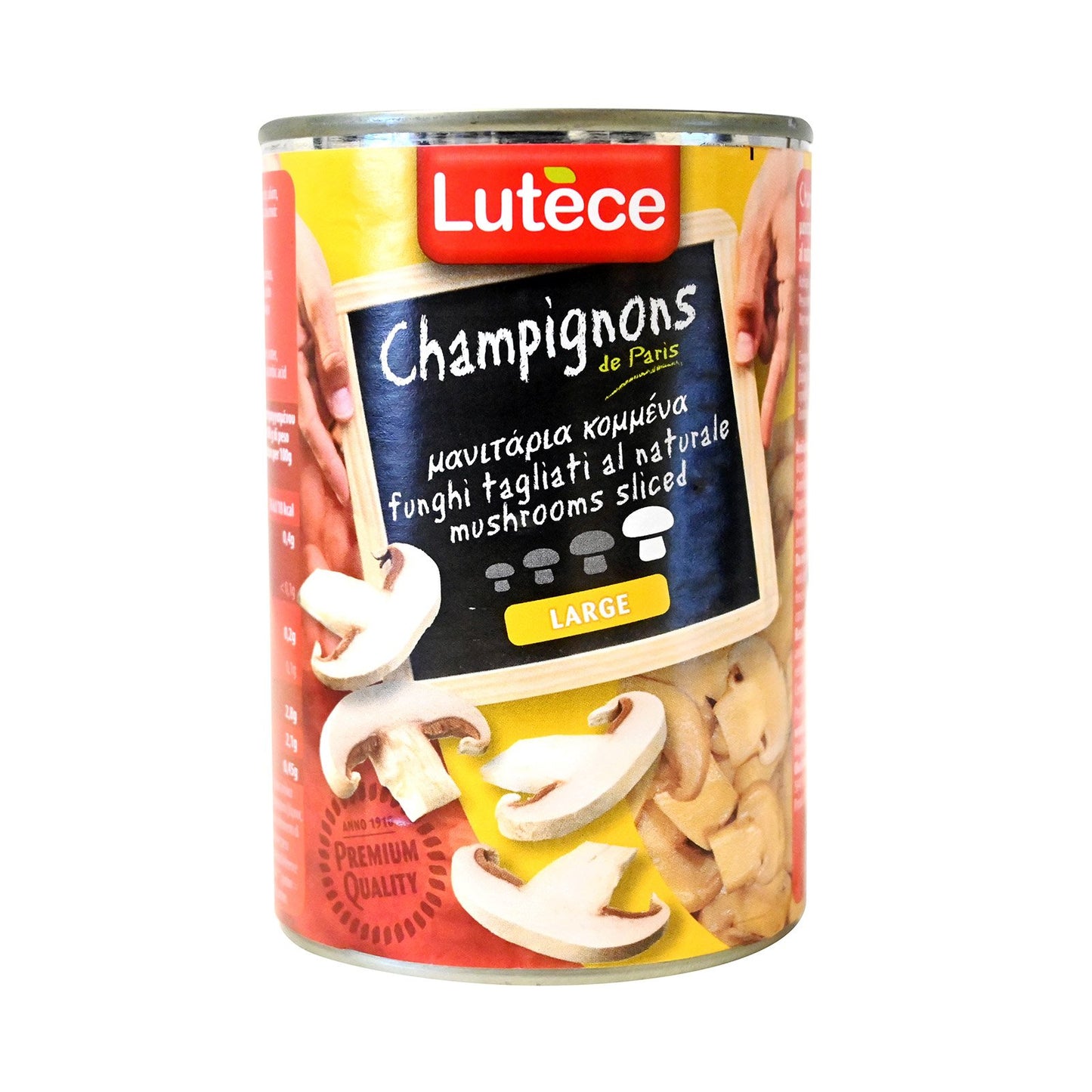 Champignons Μανιτάρια κομμένα