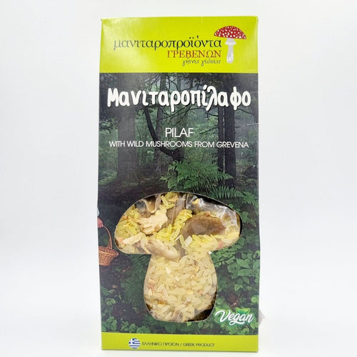 Μανιταροπίλαφο με Βασιλομανίταρο 250g - Ελληνικό Parboiled - Epilekton