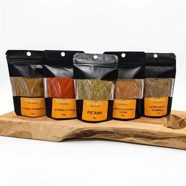5 Βασικά Μπαχαρικά – Starter Kit Κουζίνας