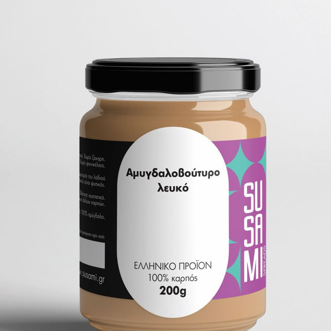 Αμυγδαλοβούτυρο Λευκό Φυσικό 200γρ - Epilekton