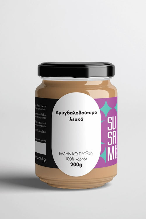Αμυγδαλοβούτυρο Λευκό Φυσικό 200γρ - Epilekton