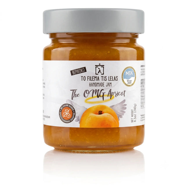 Μαρμελάδα Βερίκοκο Χωρίς Ζάχαρη The OMG Apricot 240g