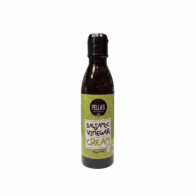 Κρέμα βαλσάμικο με σύκο Pella's Delicacies 200ml σε γυάλινο μπουκάλι premium