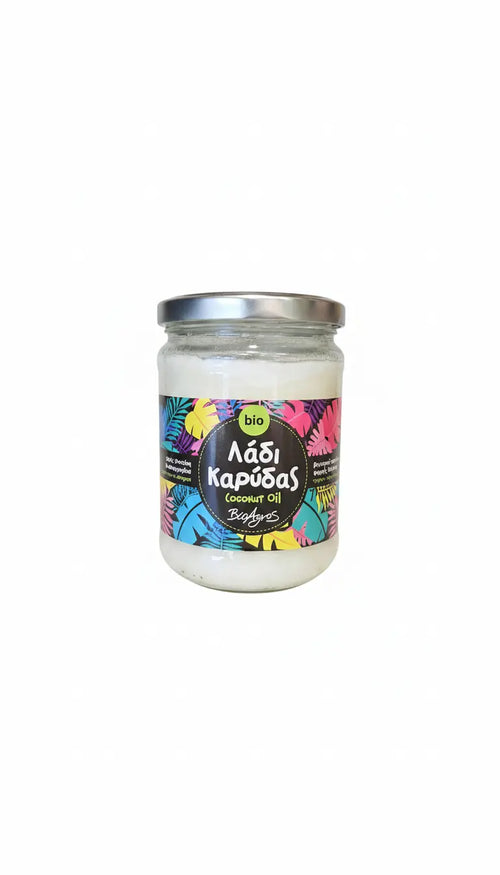 Βιολογικό έξτρα παρθένο λάδι καρύδας Bioagros premium βαζάκι