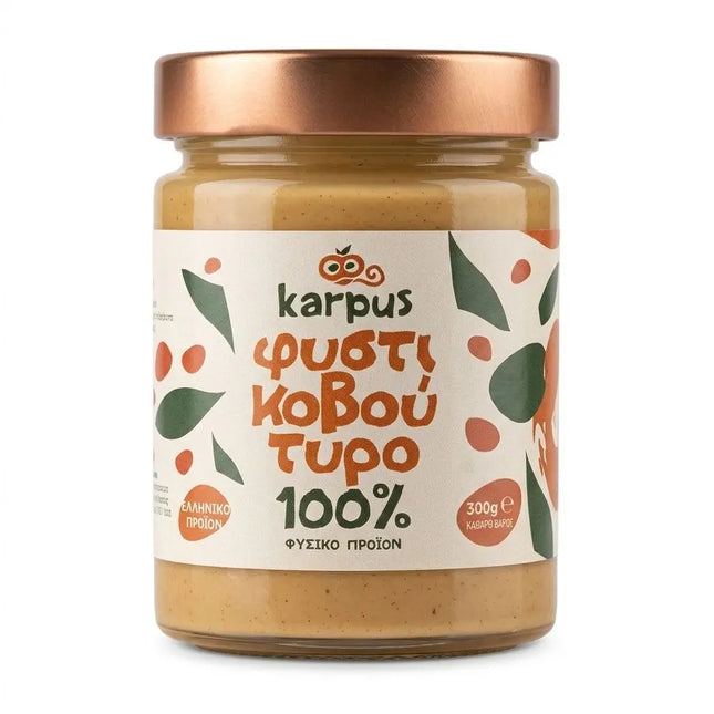 Φυστικοβούτυρο Crunchy 100% Φυσικό Karpus 300g