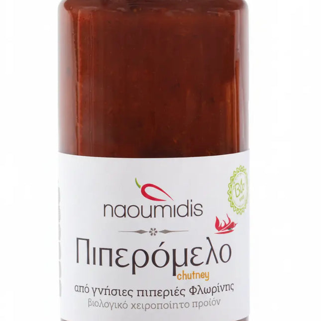Πιπερόμελο Καυτερό Τσάτνεϊ Bio 280gr Ναουμίδης - Epilekton
