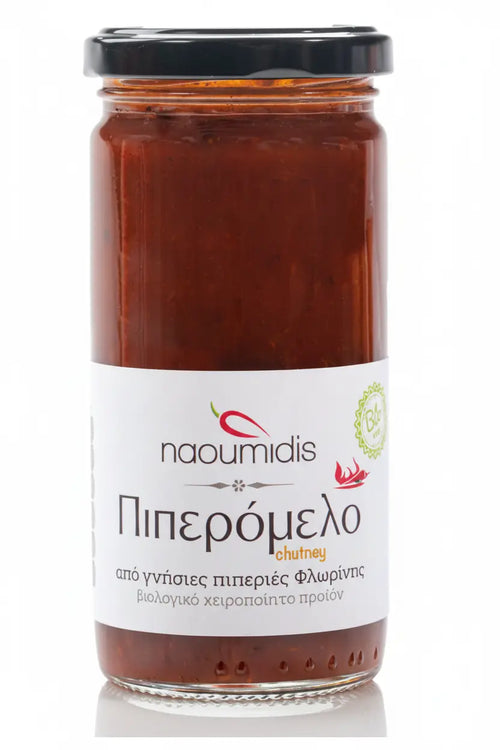 Πιπερόμελο Καυτερό Τσάτνεϊ Bio 280gr Ναουμίδης - Epilekton